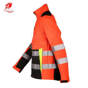 Vestes de sécurité respirantes, veste de travail haute visibilité avec coupe confortable pour travaux routiers, construction, entretien et activités de plein air - Product Image 3