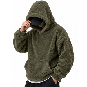 Custom Men Women <b>Sherpa</b> <b>Fleece</b> Hoodies Warm Thick Winter Sweatshirt Soft Plush Pullover Casual Fashion Outdoor Streetwear Outfit - Product Image 4
