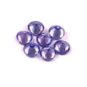 Tanzanite naturelle 1,75 mm, taille ronde, facettée, calibrée, pierre précieuse certifiée, pour la fabrication de bijoux, fournisseur en gros - Product Image 3