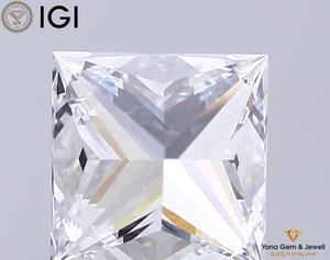 Parfait 2.00 CT princesse coupe CVD laboratoire cultivé diamant E couleur VS1 clarté 7.07 MM IGI certificat pour Bracelet Design - Product Image 5