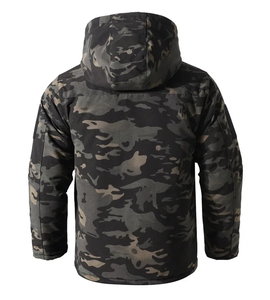 Parkas d'hiver M65 unisexes, vestes tactiques 30 Camo, imperméables, en nylon/coton, avec capuche, coupe-vent pour la chasse - Product Image 2