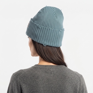 Gorro de Pescador Acrílico Unisex al por Mayor, Colorido, con Puño Corto, Estilo Desgastado, Gorro de Invierno Tejido, Personalizable con Marca - Product Image 2