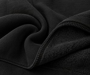 Sudadera con Capucha Extra Grande para Hombre, Color Negro Sólido, Felpa de Algodón, Sudadera Informal con Capucha, Corte Regular, Ropa de Otoño - Product Image 6