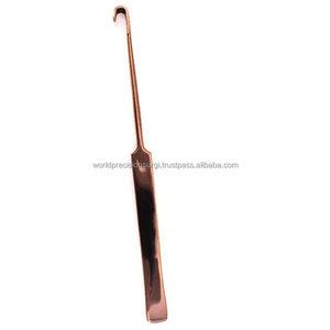 ตะขอเกี่ยวไข่ WPS Snook Hook แบบเคลือบสี สำหรับสัตวแพทย์ ใช้สำหรับผ่าตัดทำหมัน ตัดถอดไข่ ตะขอเกี่ยวสแตนเลสสำหรับสุนัขและแมว ใช้สำหรับดึงเขม่าในมดลูก อุปกรณ์ผ่าตัด - Product Image 4