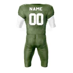 Ensemble d'uniforme de football américain professionnel, maillot et pantalon en mesh durable, coupe premium, tenue de sport quotidienne - Product Image 2