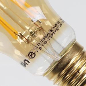 Vitson หลอดไฟ LED เอดิสันคุณภาพสูง2700K E26 8W YGA16A02-A60-G082627สไตล์กอร์53823 - Product Image 3