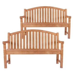 Banc de patio extérieur en bois de teck massif de 150cm Siège en bois au design moderne pour hôtel, parc, salle à manger, salle de sport pour application extérieure - Product Image 5