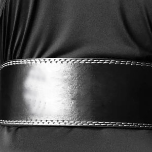Ceinture de musculation en cuir véritable souple personnalisée, design professionnel réglable, entraînements quotidiens en salle de sport, sécurité en matière de fitness - Product Image 2