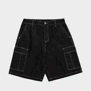 Pantalones Cortos Vaqueros Holgados de Verano para Hombre, 100% Algodón, Estilo Urbano, MOQ Bajo - Product Image 1