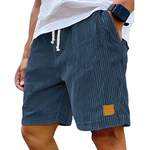 Shorts en tissu tricoté pour homme – Écologiques, unis, taille mi-haute, pour l'été |   Toute couleur disponible |   Fabricant en gros - Product Image 4