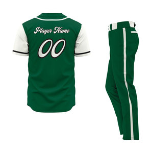 Uniforme de Béisbol Personalizado para Hombre, Jersey Amarillo Sólido con Mangas Negras y Pantalones Blancos, Transpirable, con Logotipo Frontal Impreso Digitalmente, que Absorbe la Humedad - Product Image 3