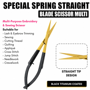 Black & Gold Stainless Steel Manicure <b>Scissors</b> Curved Blade Sharp Tip Durable Steel Handle Right-Handed <b>Nail</b> Art <b>Nail</b> Care Tool - Product Image 3