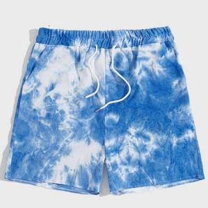 Custom Men's Polyester/Cotton Eco-Friendly Breathable Quick Dry Casual Summer Streetwear Elastic Waist <b>Shorts</b> Bulk Wholesale - Product Image 1
