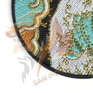 Patchs brodés de qualité supérieure fabriqués en usine pour vêtements, patchs brodés avec logo personnalisé à prix raisonnables - Product Image 5