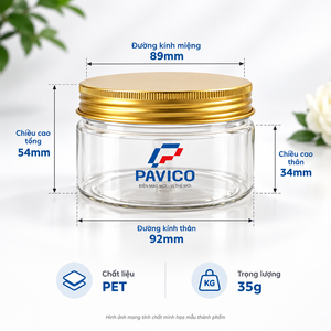 Wholesale Round PET <b>Plastic</b> <b>Jar</b> 89mm Wide Mouth with Screw Cap for Cosmetic Cream and Dry Food Packaging - Product Image 4