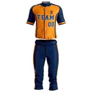 Uniforme de Béisbol Deportivo con MOQ Bajo, Cómodo y Transpirable, Uniforme de Béisbol Personalizado para Jóvenes - Product Image 1