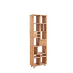 Étagère à livres en bois de teck massif de style minimaliste pour le salon et la décoration de la maison - Product Image 2