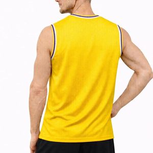 เสื้อกล้ามผู้ชายขายดีที่สุด ผ้าฝ้าย 100% ระบายอากาศ แห้งเร็ว สวมใส่สบาย เหมาะสำหรับออกกำลังกาย  รับสั่งทำตามแบบ สไตล์เสื้อกล้ามสำหรับฤดูร้อน - Product Image 5