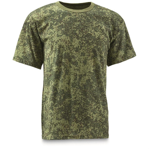 เสื้อยืดลายพรางแบบยุทธวิธี  รักษ์โลก กันน้ำ กันลม ระบายอากาศได้ดี เหมาะสำหรับการล่าสัตว์ในฤดูหนาว คอวี แขนสั้น สกรีนลายได้ตามต้องการ - Product Image 4