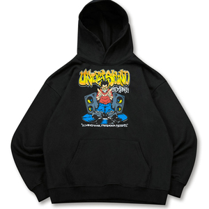 Sweat à capuche personnalisé pour homme avec impression graphique DTF, pull-over OEM streetwear, sweat-shirt à capuche décontracté à manches longues pour homme - Product Image 1