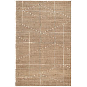 งาช้างธรรมชาติทอมือพรมปอกระเจาพรมพื้นที่และชุดสำหรับตกแต่งบ้านไร่ริมชายฝั่ง - Product Image 1