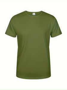 Nueva camiseta premium para hombre, informal, de algodón, transpirable, de secado rápido, corte regular, con logo personalizado, para equipo, para verano. - Product Image 6