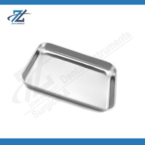 Plateau pour instruments médicaux et chirurgicaux en acier inoxydable 201, certifié CE, organisateur de stérilisation dentaire pour clinique, hôpital, laboratoire - Product Image 2