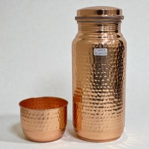 Botella de Cobre Puro Martillada a Mano Jumbo de 2000 ml/68 oz - Product Image 3