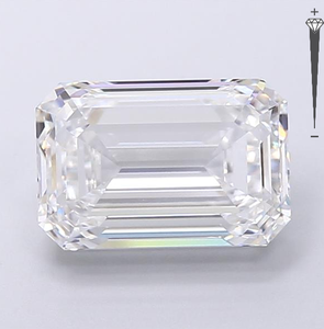 Diamante Cultivado en Laboratorio con Certificación IGI, Corte Esmeralda de 5.03 CT, Color D, Claridad VVS1, CVD LG 766624295, ROYAL GEMS para Joyería - Product Image 1
