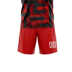 Uniforme de Fútbol Sublimado Personalizado, Conjunto Completo con Logotipos, Nombres y Números Personalizados, Hecho de Tela de Poliéster de Alta Calidad - Product Image 5