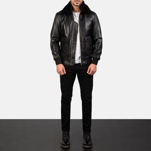 Chaqueta de Cuero de Moda para Hombre, Estilo Biker, Cálida y Elegante, Venta al Por Mayor - Product Image 1