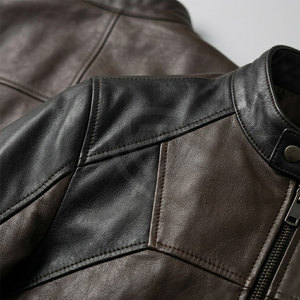 Chaqueta de Cuero Ligera para Hombre que Combina Estilo Clásico, Calidad Duradera y Moda Moderna para Actividades al Aire Libre - Product Image 5