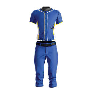 Uniforme de baseball personnalisé 2026 de haute qualité 100 % polyester, séchage rapide, respirant, pour le baseball et le football - Product Image 1