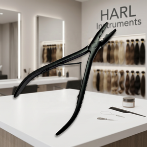 Pince à extensions capillaires professionnelle de haute qualité en acier inoxydable, à trou unique, multifonction, pour l'installation et le retrait des perles – Kit d'outils - Product Image 3