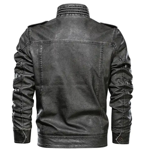 Trendy Retro Washed 100% Cotton Denim <b>Jacket</b> for <b>Men</b> Spring Autumn New Regular Shoulder Slim Fit Zippered High Reversible - Product Image 1