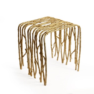 <b>Black</b> Branch Design Wrought Iron Coffee <b>Table</b> Handmade Industrial Modern Living Room Furniture - Product Image 6