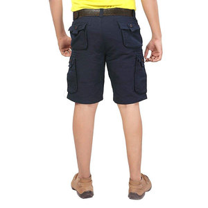 Shorts cargo décontractés pour hommes à taille élastique, personnalisables, respirants, légers, écologiques, séchage rapide, multi-poches - Product Image 2