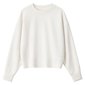 เสื้อสเวตเชิ้ตผู้หญิง Smoofit Modal Soft แขนยาว คอกลม ทรงหลวม สวมใส่สบาย ลำลอง เหมาะสำหรับใส่ทุกวัน - Product Image 1