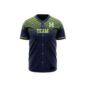 Uniforme de Béisbol Personalizado para Hombre, Conjunto de Camiseta de Manga Corta y Pantalones, Nombre del Equipo Impreso por Sublimación, Poliéster que Absorbe la Humedad, para Todas las Temporadas - Product Image 2