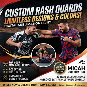 เสื้อแรชการ์ดดีไซน์ล่าสุด พิมพ์โลโก้ ป้องกันรังสียูวี 50 แห้งเร็ว ต้านเชื้อแบคทีเรีย ระบายอากาศได้ดี น้ำหนัก 180 กรัม สีเทาเฮเธอร์ สำหรับผู้ชาย - Product Image 4