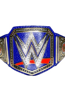 Ceinture de championnat de lutte professionnelle de haute qualité, plaques en alliage de zinc plaqué or personnalisables, cuir véritable, unisexe - Product Image 5