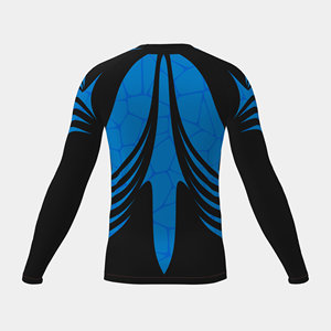 Camiseta de compresión de manga larga para hombre, Rash Guard Legal Ranked para BJJ MMA, Top de grappling, Mercado mayorista de EE. UU. y Europa - Product Image 6