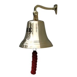 Cloche murale de luxe artisanale cloche de bateau nautique vacances décoration de noël artisanat en métal cloches décoratives prix bon marché - Product Image 1