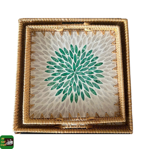 Panier de service multifonction moderne en rotin naturel tressé pour pain, fruits et collations - Artisanat vietnamien en osier pour table de cuisine - Product Image 2