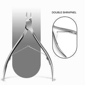 Cortacutículas y Pinza Profesional de Acero Inoxidable de Alta Calidad 5 en 1 con Agarre Cómodo, Acabado en Oro Rosa, Empaque en Caja ANAAIF - Product Image 1