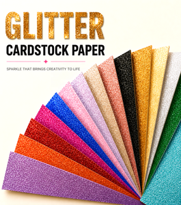 A4 Glitter Film Cardstock 250gsm <b>Paper</b> for Cardmaking Scrapbooking Journals Invitations Gifts DIY Craft Decoration - Product Image 1