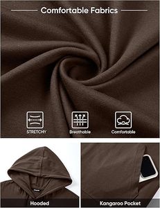 Ropa Deportiva, Ropa de Gimnasio, Ropa Urbana, Conjunto de Dos Piezas, Sudadera con Capucha Extra Grande, Pantalones Cortos Deportivos, Ligeros - Product Image 4