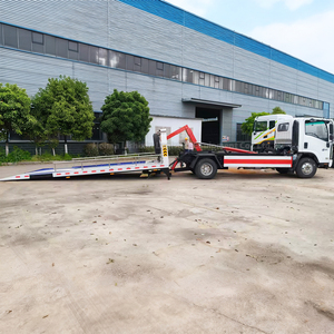 Prix d'usine Nouveau camion de dépannage routier ISUZU KV100 4x2 Diesel Manuel 5 tonnes à plateau avec élévateur hydraulique - Product Image 4