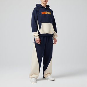 Sudadera con Capucha de Invierno para Hombre, 100% Algodón, de la Mejor Calidad, Estilo Urbano, Talla Grande, con Logotipo Personalizado Impreso, Transpirable, Sin Costuras, Color Sólido - Product Image 1
