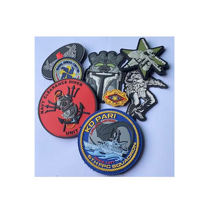 3D Rubber <b>Patches</b> Set Irregular Shape <b>Sew</b>-<b>On</b> PVC Tactical Decorations for Gifts - Product Image 1